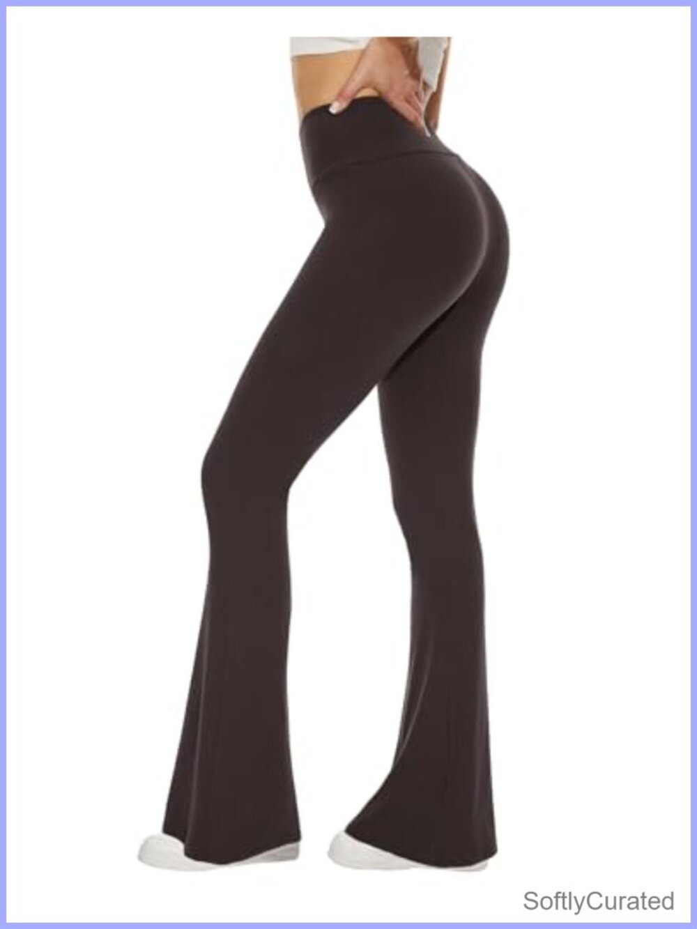 Women's Flare Yoga Pants High Waist Tummy Control Workout Leggings